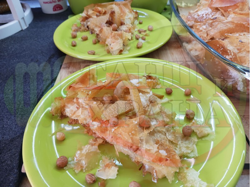 Пъпешова сладка баница 