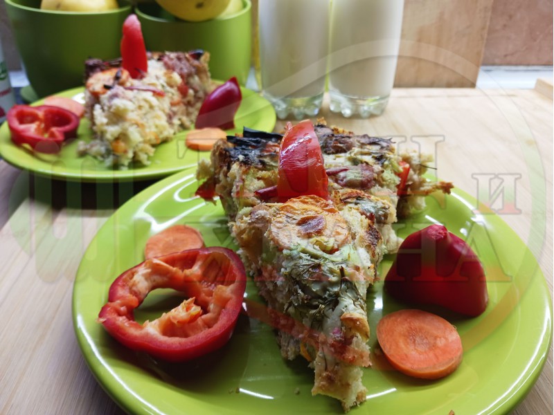 Многопластова хлебна баница 