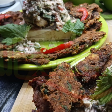 Копривни хлебни плоски крутони 