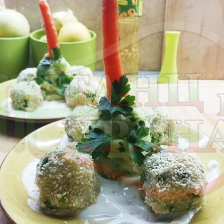 Мини топчета от свинска кайма 