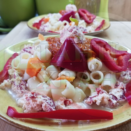 Български къси макарони на фурна 