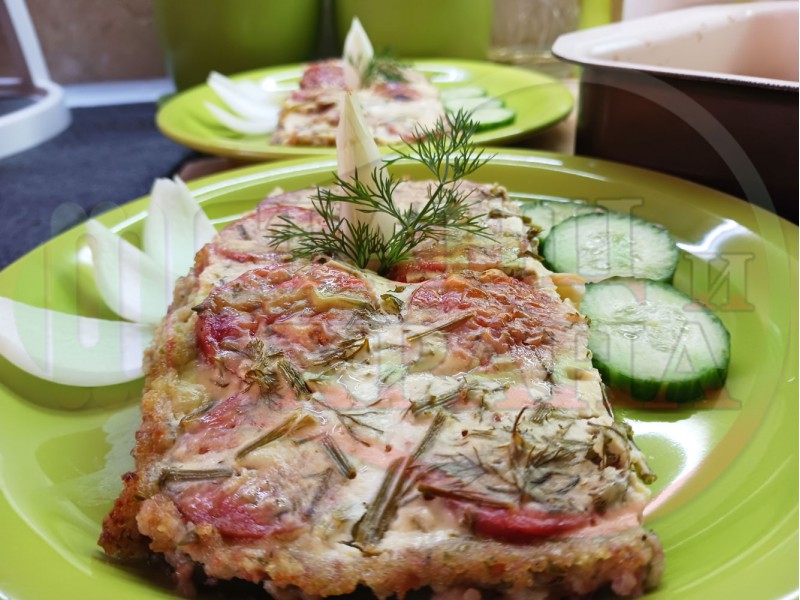 Българска плоска торта с хляб 