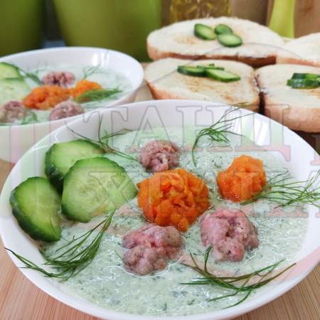 Българска сурова млечна супа 