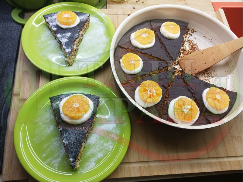 Мандаринова кексова торта 