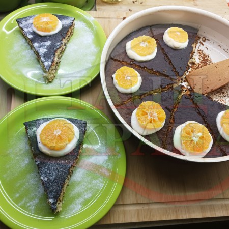 Мандаринова кексова торта 