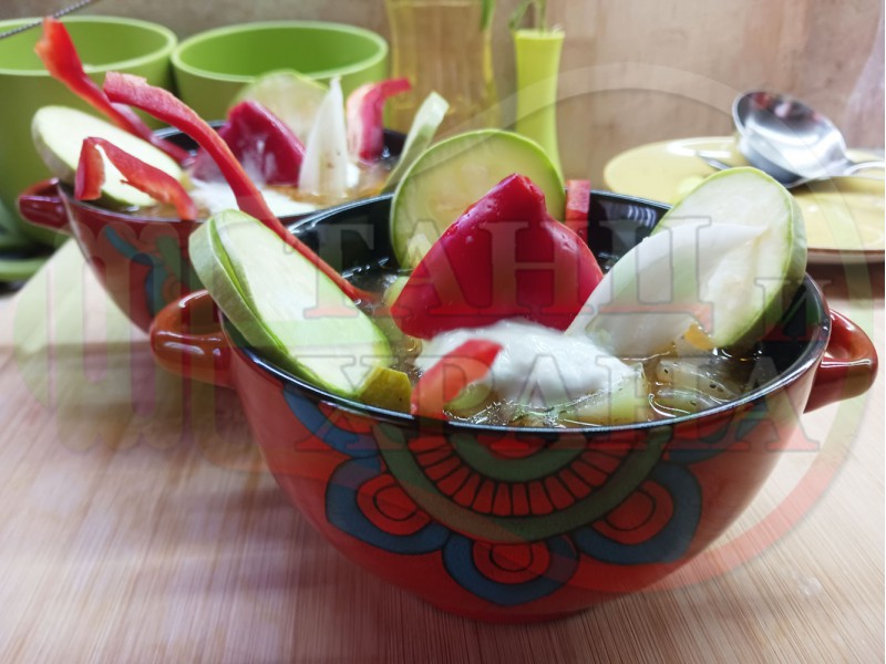 Картофена зеленчукова постна супа 