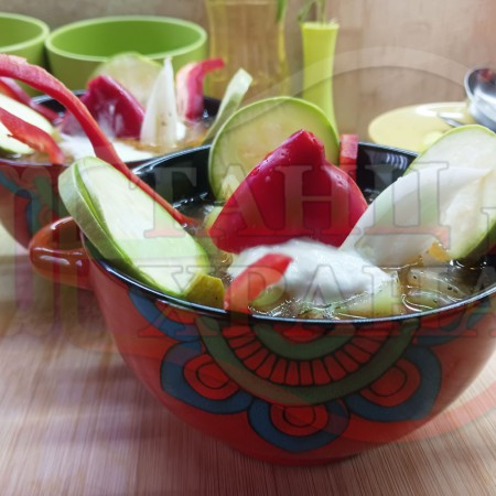 Картофена зеленчукова постна супа 